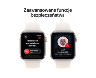 Apple Watch SE 3 GPS 44mm Aluminiowa koperta (księżycowa poświata) + opaska sportowa (księżycowa poświata) - rozmiar M/L - 1362384 - zdjęcie 7